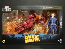MARVEL LEGENDS GHOST RIDER JOHNNY BLAZE & MOTORCYCLE FAN CHANNEL EXCLUSIVE SET