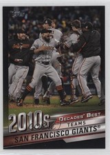 2020 Topps Decades Best Teams Black 289/299 San Francisco Giants #DB-87 0b0