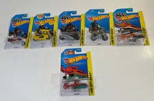 Hot Wheels 2014 Street Noz, Fly-By, Hw450F, Sky Knife Red Orange Blastous L6