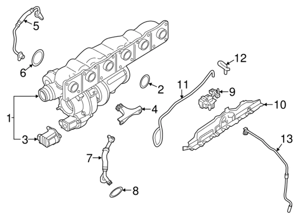 Novo anel de junta genuíno BMW (2008-2019) OE 11657593303 - Imagem 3 de 4