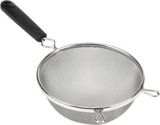 Everyday 6 Inch Fine Mesh Strainer with Stainless Steel Frame