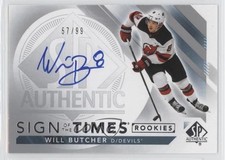 2017 SP Authentic Sign of the Times Rookie 57/99 Will Butcher #SOTR-WB Auto 2a8