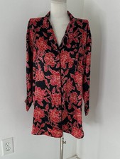 Vintage Victoria Secret Gold Label Floral Sleep Shirt