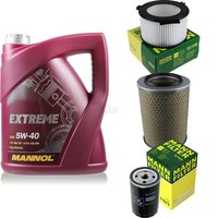 MANN-FILTER Inspektionspaket 5L Mannol Extreme 5W-40 FüR Vw Transporter Iv Bus