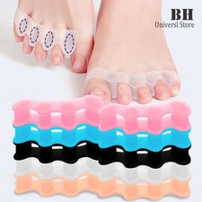 2 Pcs Bunion Corrector Silicone Toe Separator Straightener Orthopedic Toes Space