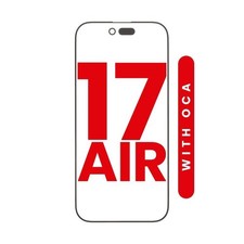 Front Glass with OCA Glue Replacement Part for iPhone 17 Air Screen