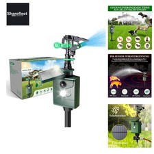 Wasserstrahl Tiervertreiber, Vogelabwehr, Reiherschreck für Garten & Teich, U...