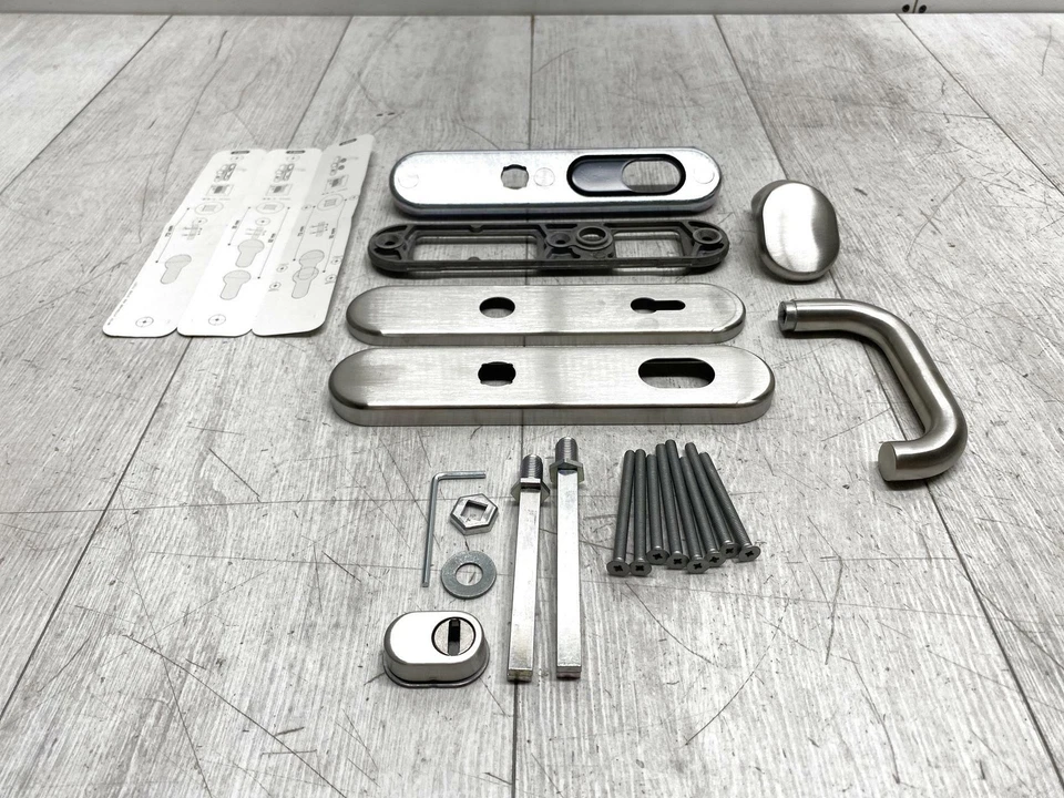 Cerniera di protezione per porte ABUS HLZS814 argento MERCE DI SERIE B - Immagine 2 di 4