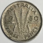 1950 Australia Threepence — photo from another recent sale