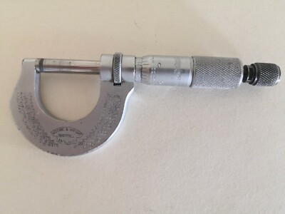 Moore & Wright 1961B Micrometer With Original Case Precision Measuring Tool
