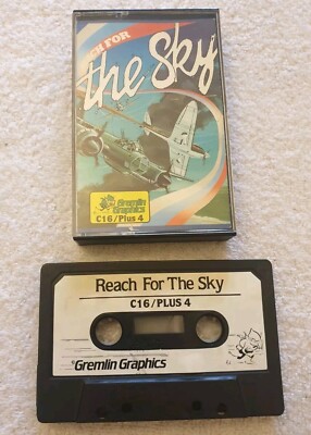REACH FOR THE SKY SPIELKASSETTE FÜR COMMODORE C16/PLUS 4