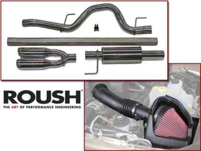 2011-2014 Ford F-150 6.2 ROUSH Exhaust System Cold Air Intake Kit 421248 421239