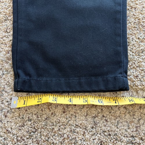 Dockers Youth Dress Pants size 10 long Black Khaki Stain Defender - Picture 8 of 11