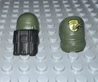 GI Joe Classified Steel Crops 6" 1:12 Female Figure Shoulder Armor Green Logo