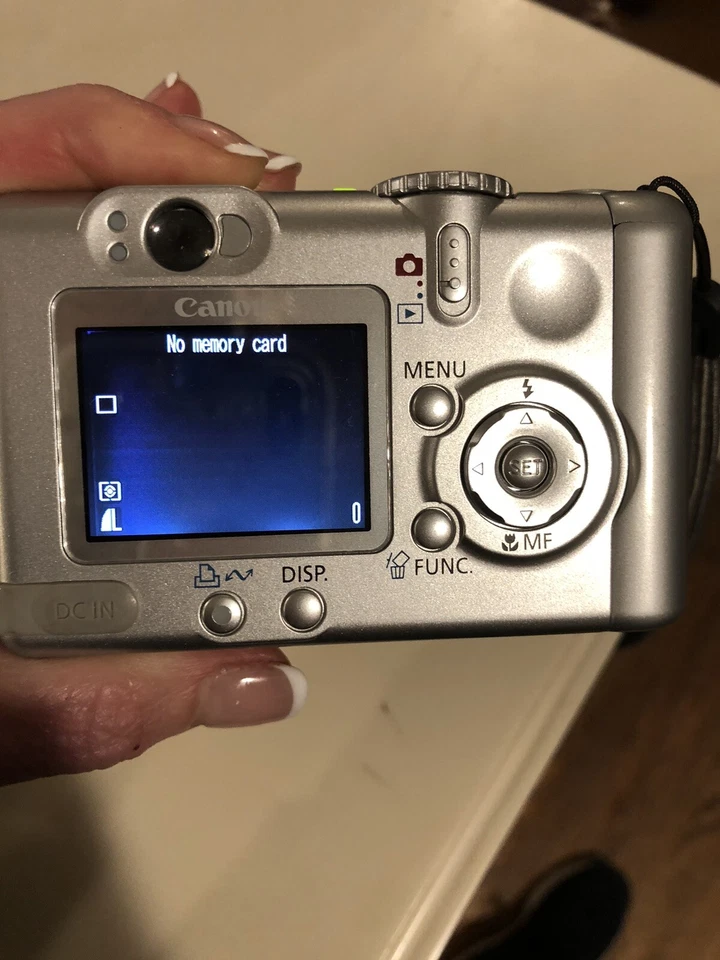 Canon Powershot A75 Digital Camera 3.2 MP 3x Optical Zoom Works, Has Issue - Image 2 of 4