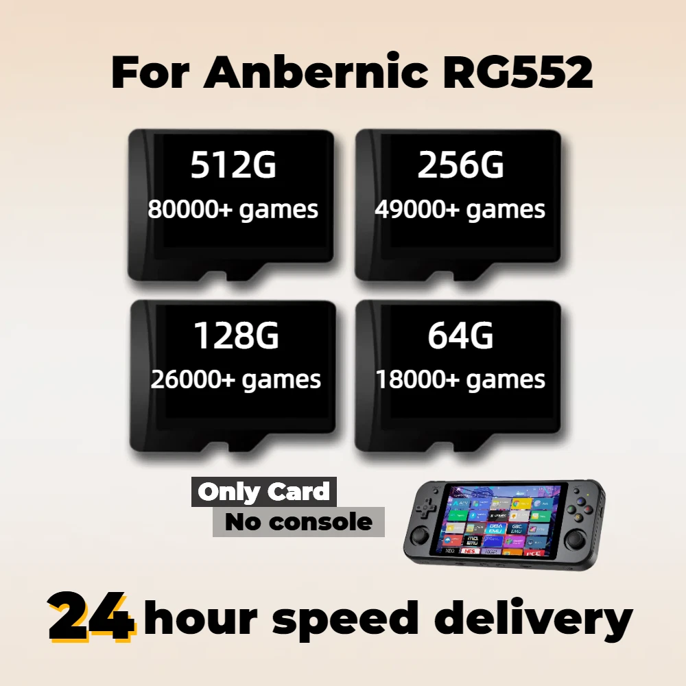 🔥 Best Games Card For Anbernic RG552 Portable Retro Handheld Game