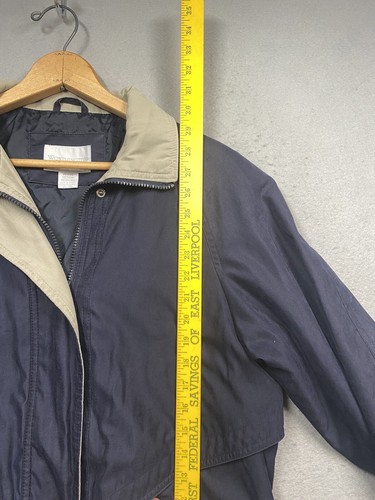 Worthington Coat Women’s Dark Blue Size Petite Medium Lined Full Zip Has Pockets - Afbeelding 3 van 6