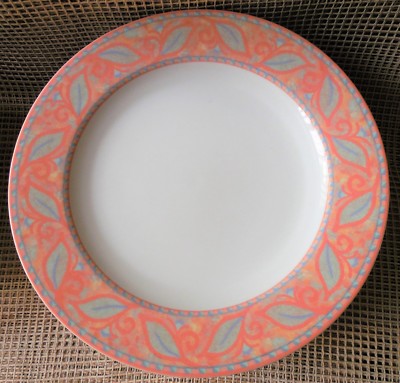 Oneida Terrazzo Set of 2 Dinner Plates & 2 Soup Bowls Porcelain (4PC) Mint!