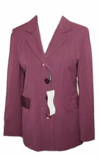 DAMEN BLAZER SAKKO PFAUME BROMBEER D-LILA BEA TRICIA Gr. 36 NEU