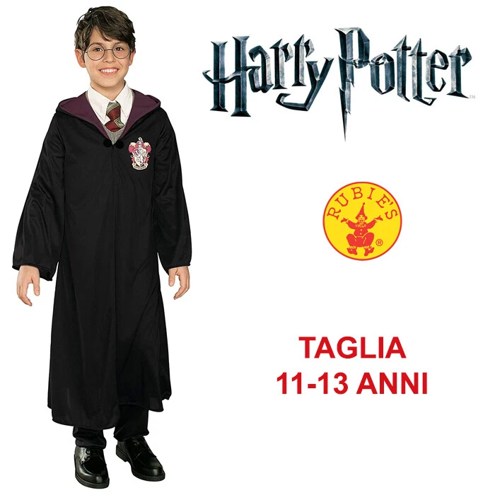 COSTUME VESTITO DI CARNEVALE HARRY POTTER 11/13 ANNI ORIGINALE RUBIES  884252XL