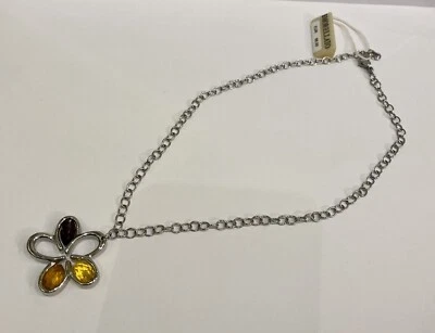 Flower necklace Morellato ,new .No Box - Photo 1/3