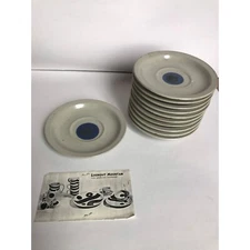 1970's Iron Mountain Stoneware 7" Saucer Lookout Mountain MCM Jim Kaneko Design