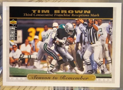 1996 Upper Deck Collector's Choice Tim Brown #70 Raiders
