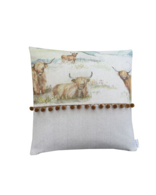 VOYAGE COUNTRY HIGHLAND CATTLE COLLECTION CUSHION COVERS PILLOW SHAMS | eBay