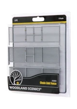 Woodland Scenics A3003 Chain Link Fence - O Scale NEW