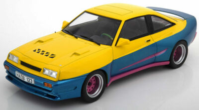 ModelCarGroup 1:18 Opel Manta B Mattig Ano de construção 1991 vermelho escuro metálico ModelCar Group MCG18424 modelo carro MCG18424 4052176761410