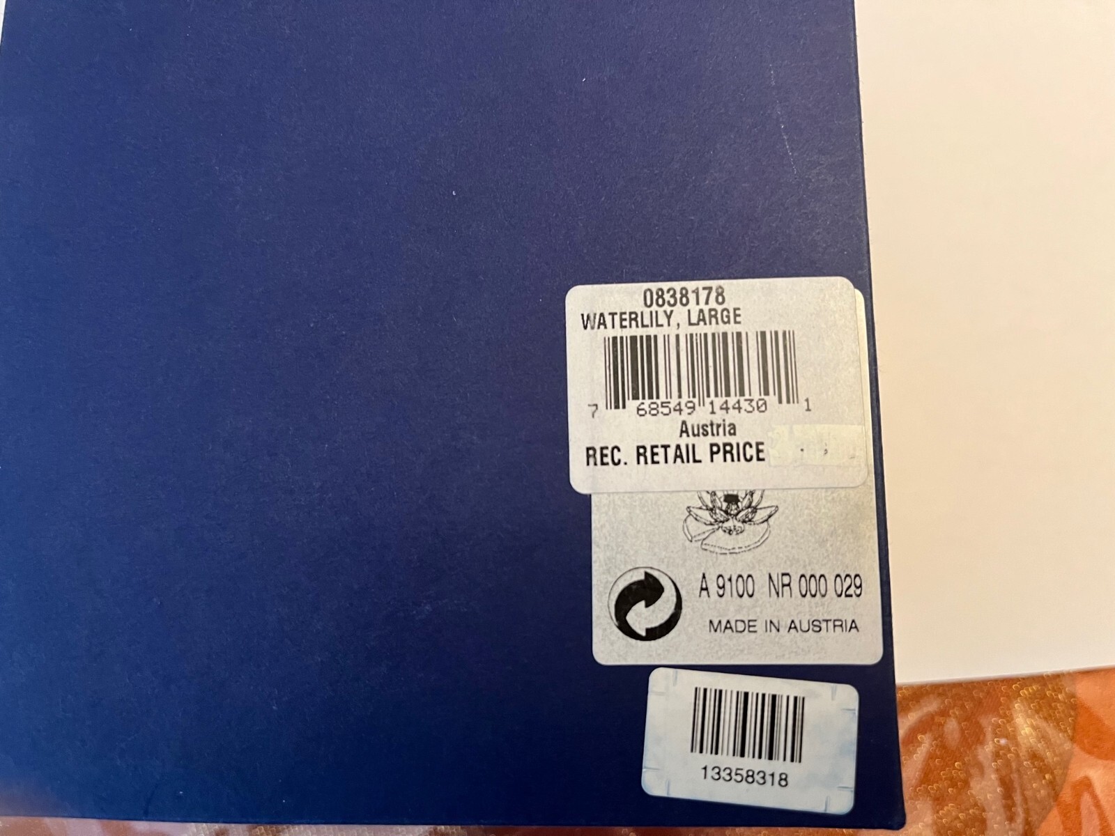 Swarovski Silver Crystal “ WATER LILY CANDLE HOLDER” Large eBay