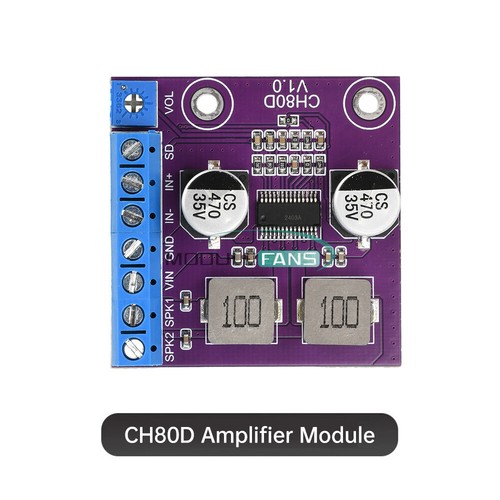 80W Stereo Voice Audio Amplifier Module Class D Amplifier Board Player Module - Picture 14 of 15