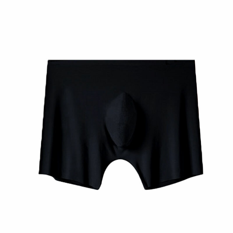 Mens Ice Silk Seamless Underwear Boxer Briefs Underpants Panties