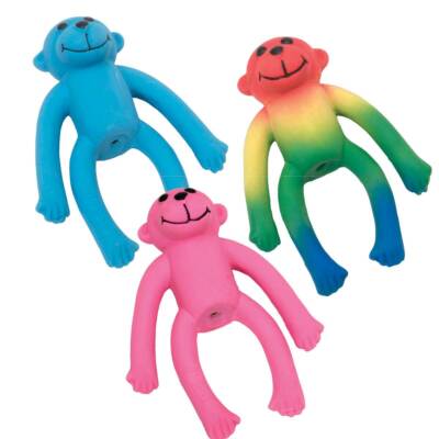 squeaky rubber monkey dog toy