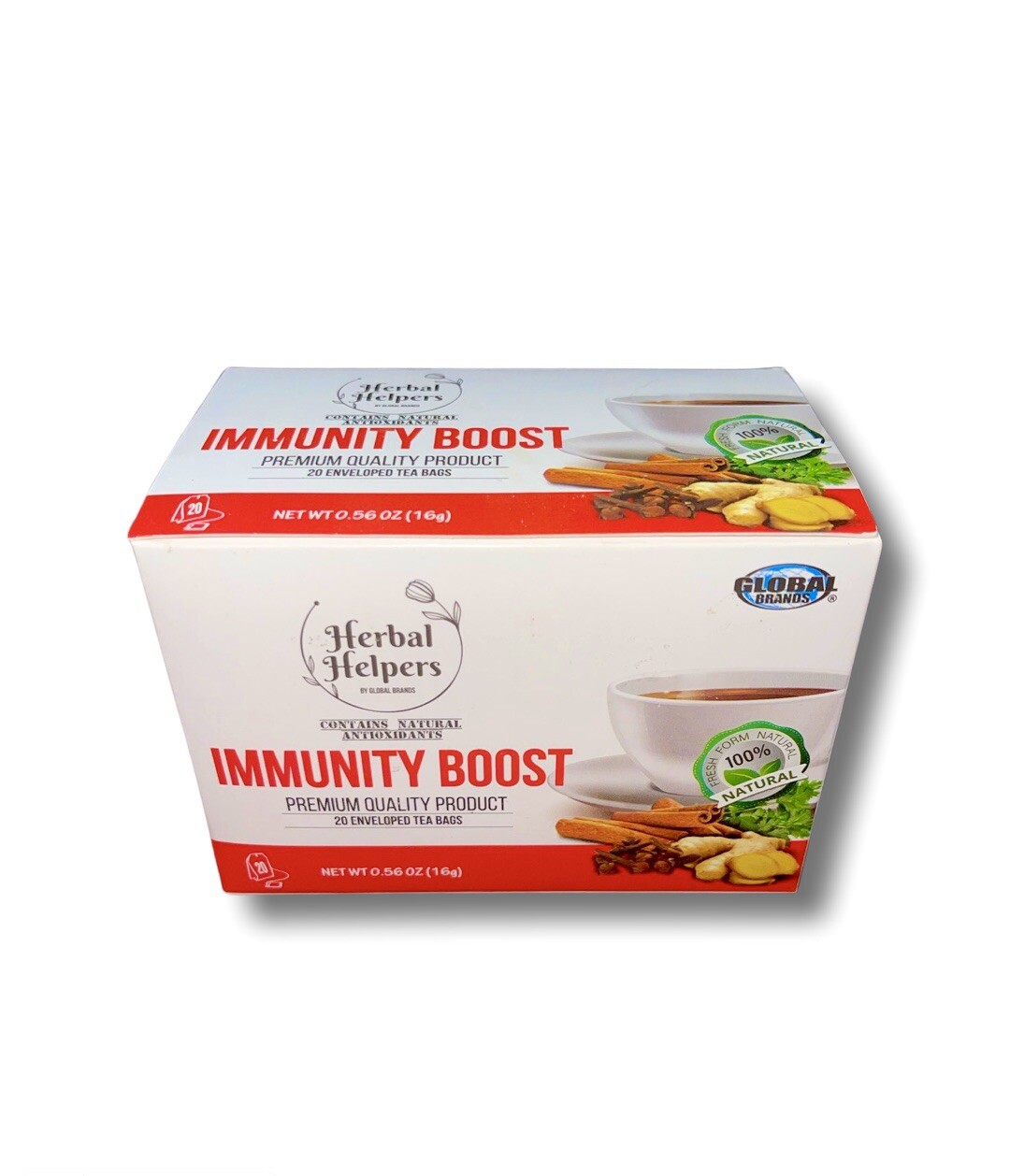Herbal Helper Teas Immunity Booster Box Of 20 Tea Bags. Individually