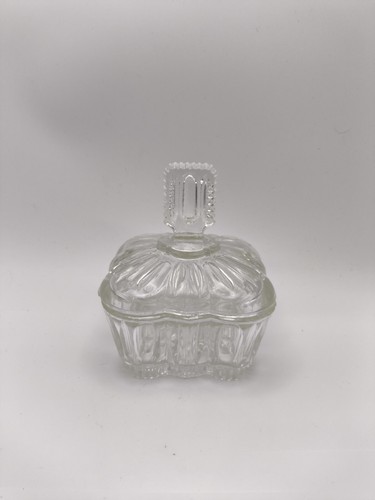 Vintage Glass Antique Candy Sweet Dish with Lid Bowl | Gift Pretty Cute Shop VGC