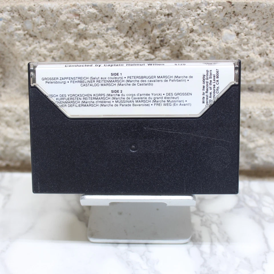 German Military Marches German Air Force Band Captain Helmut Witten Cassette - Image 2 of 4