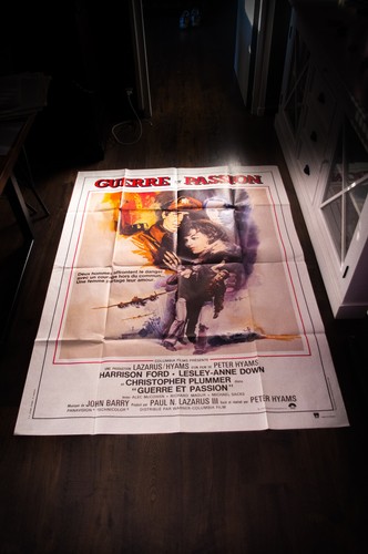 HANOVER STREET Harrison Ford French Grande Vintage Movie Poster Original 1979