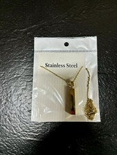 Stainless Steel Gold Chain Necklace With Pendant