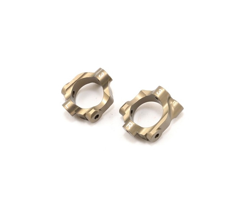 Support d'axe en aluminium 3° TLR1045 pour châssis Losi 22 haute précision