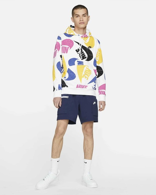 multi colored nike sweatshirt