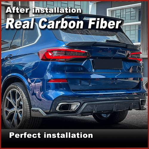 Carbon Diffusor Heckdiffusor Heckschürze Spoiler Passt für BMW X5 G05 M-Paket - Picture 4 of 13