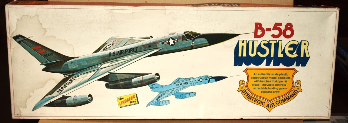 AVIATION LTD A-2 Lone Eagle リンドバーグ 80s 1973 Vintage, The Lindberg Line B-58 Hustler Jet Plane plastic