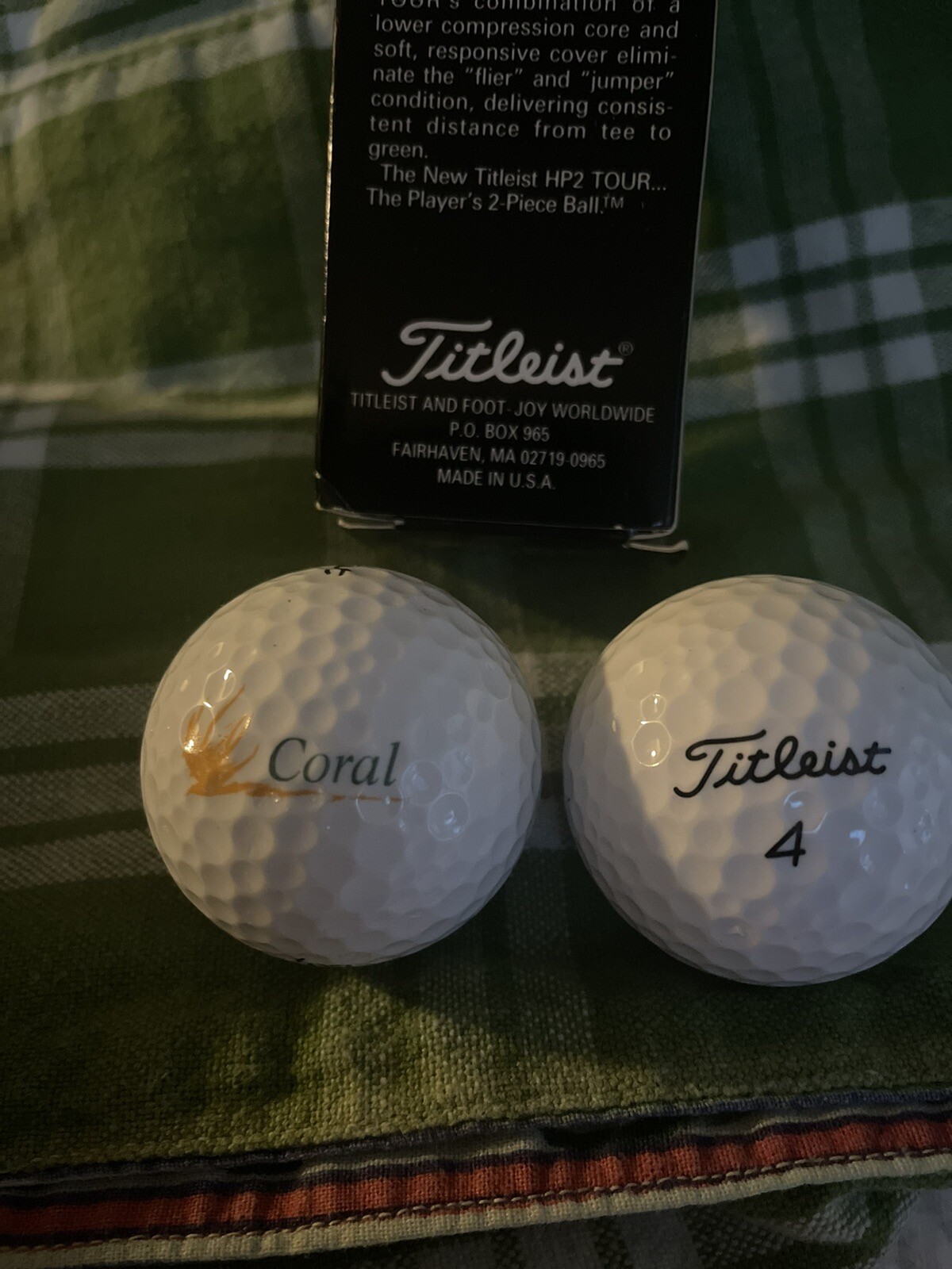 HP2 Titleist Golf Balls Two Sleeves Or 6 Balls eBay