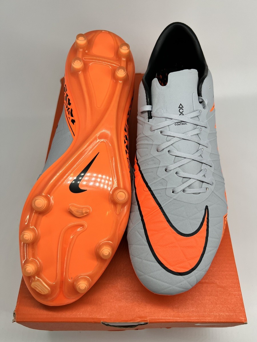 Size 9.5 Nike HyperVenom Phinish FG Soccer Cleats Orange Size 9.5 Nike HyperVenom Phinish FG Soccer Cleats Orange
