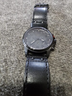 LUMINOX Blackout Field  Chronograph Stainless Steel Case Mens 1880 Series Swiss