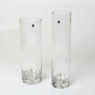 Glass Vase Round Caliber Flower Vase Ornaments In Cylindrical
