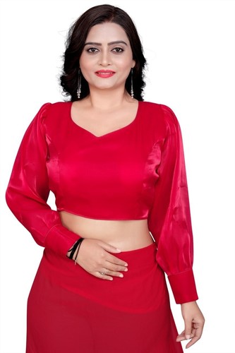 Saree Blouse Readymade Designer Sari Choli Indian Party Wear Bollywood Dress - Picture 33 of 64