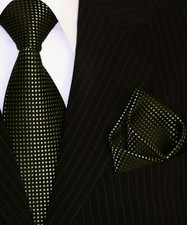 Binder de Luxe Designer Krawatte Einstecktuch...