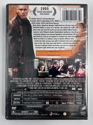 Edison Force DVD 2005 Morgan Freeman, LL Cool J, Justin Timberlake